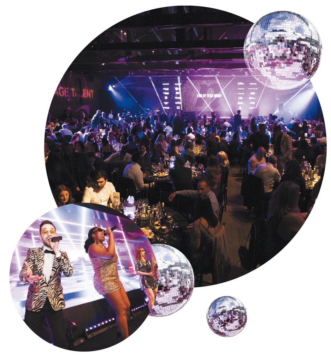 corporate awards dinner event stage audience