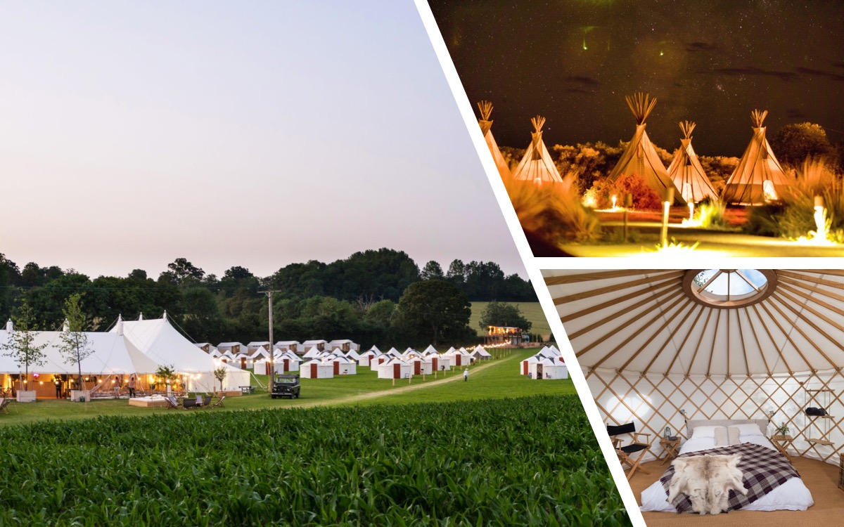 popup yurt accommodation