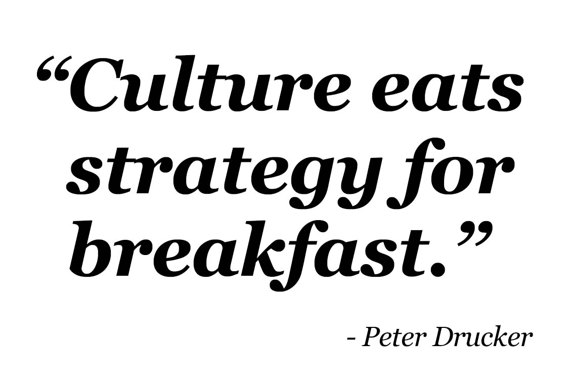 Culture Eats Strategy for Breakfast