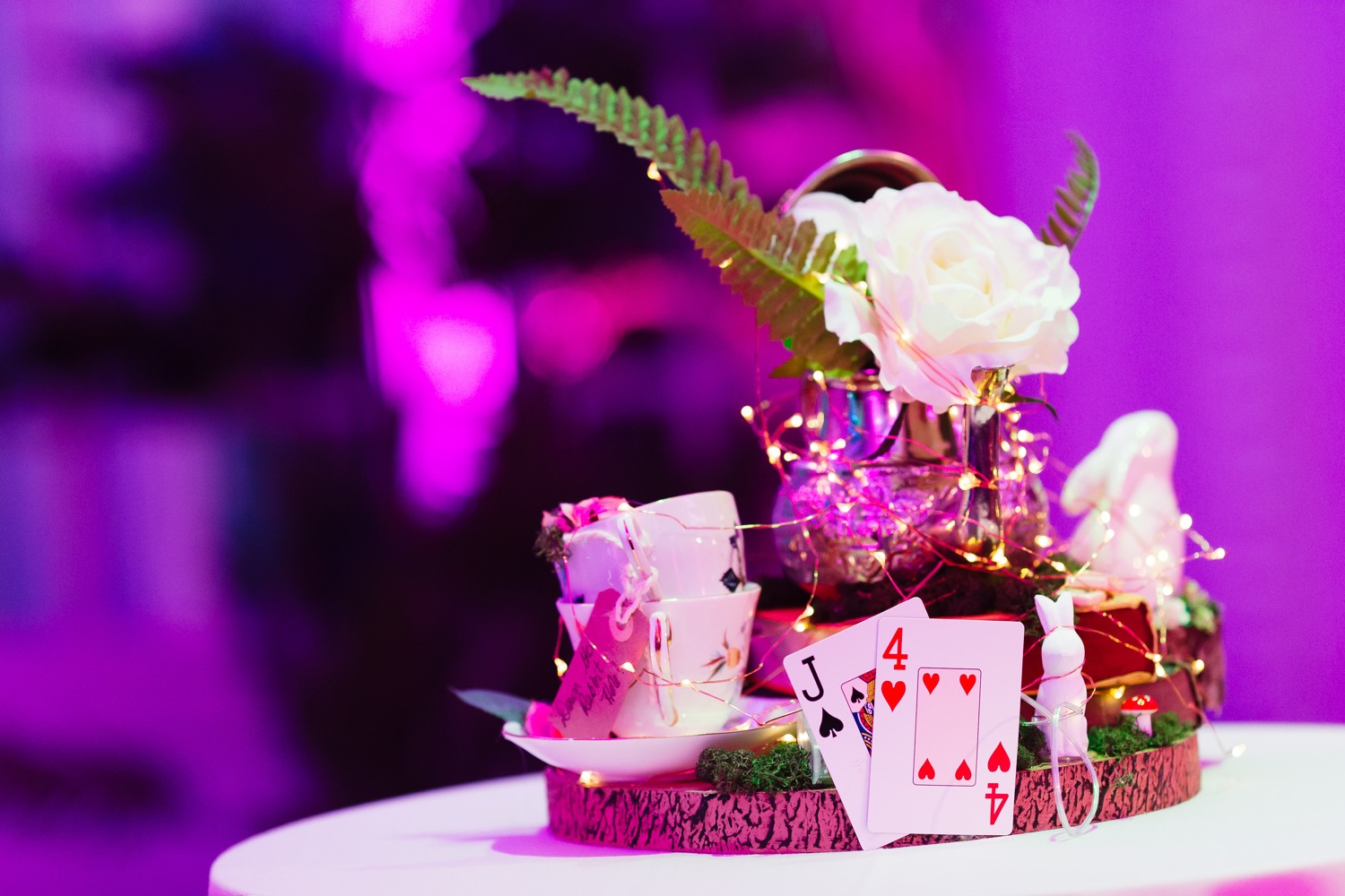 Alice in wonderland themed corporate event