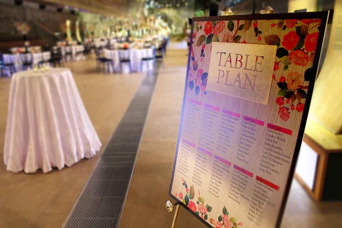 table plan